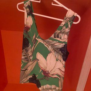 Tropical floral Anne Taylor tank